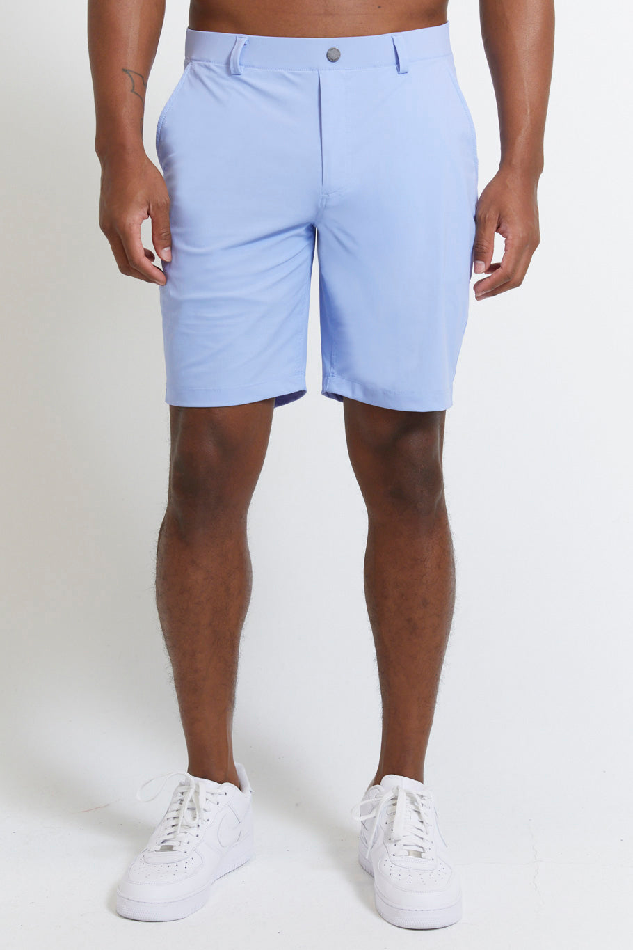 All in Motion Activewear Shorts Men's Large L Blue Pockets Elastic