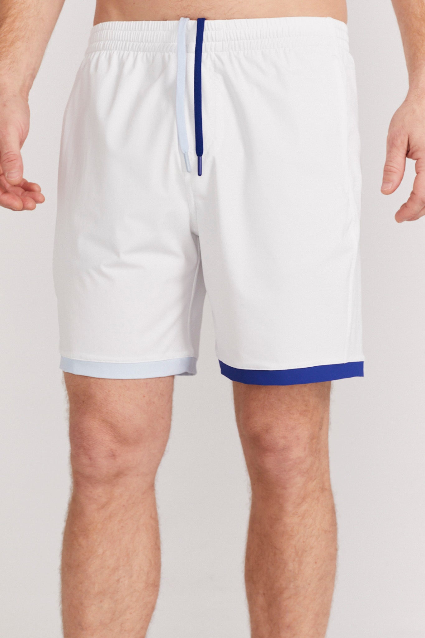 Parnell Men's Athletic Tennis Shorts in White – REDVANLY