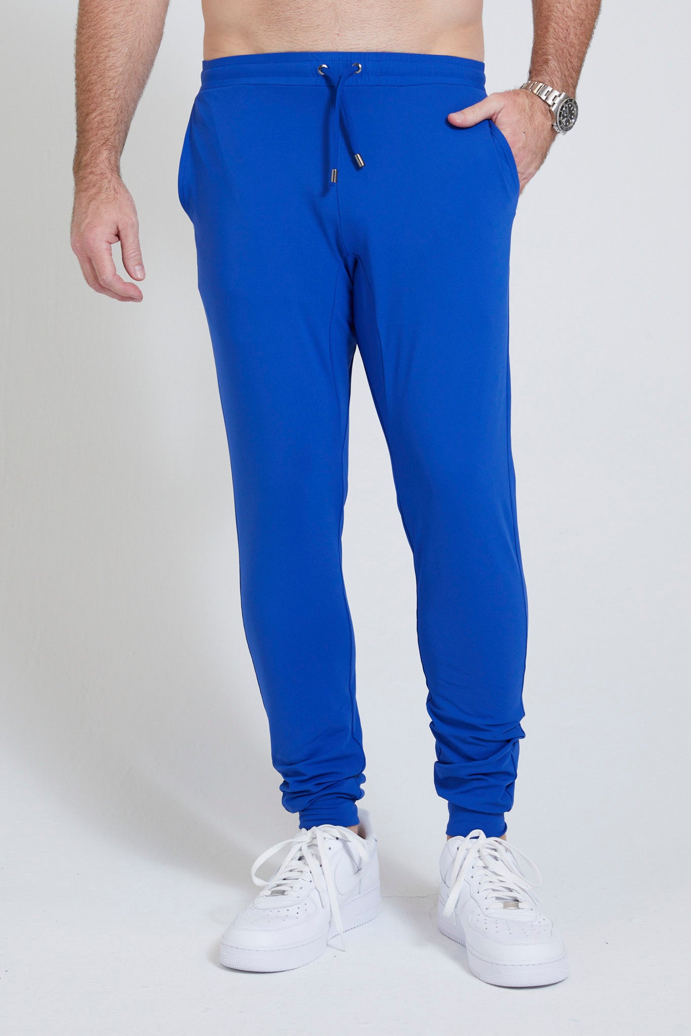 Ribbed Joggers in Modal