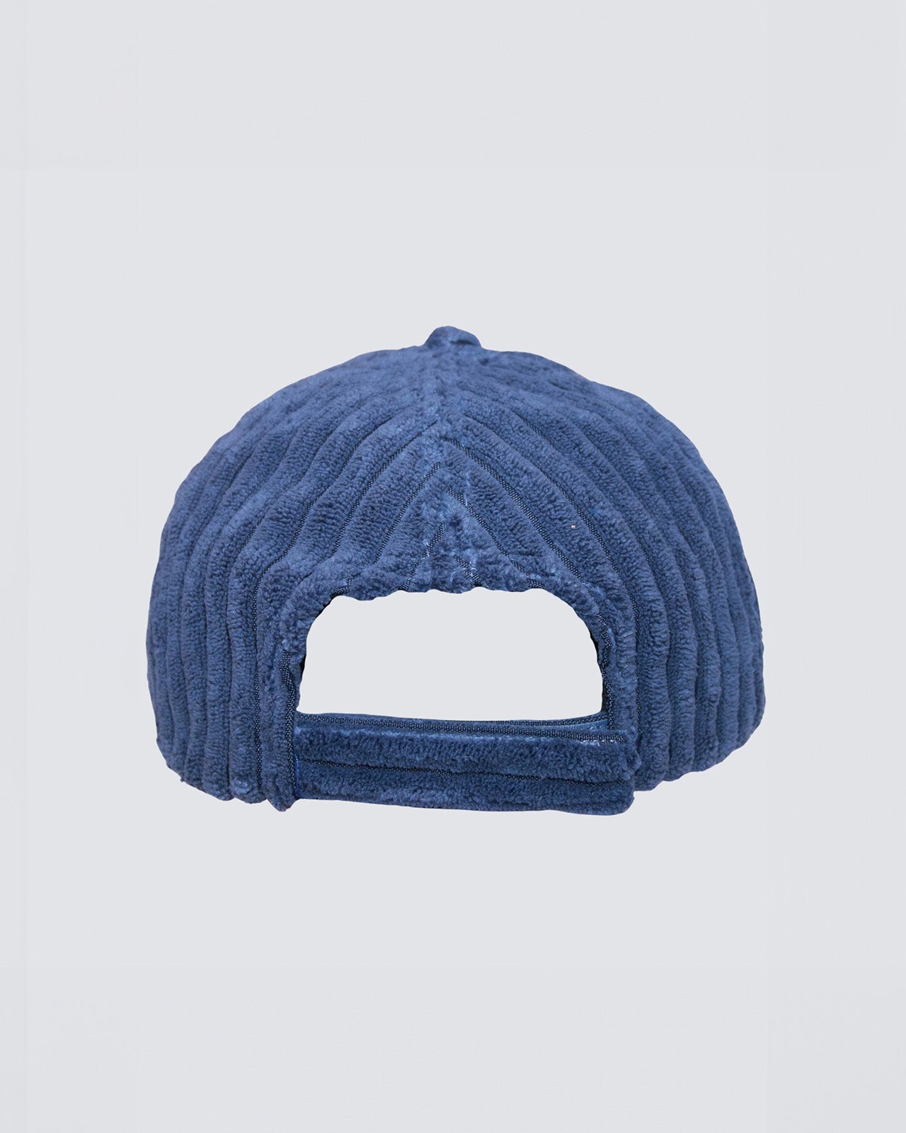 'r' Icon 6 Panel Corduroy Hat in Blue Horizon