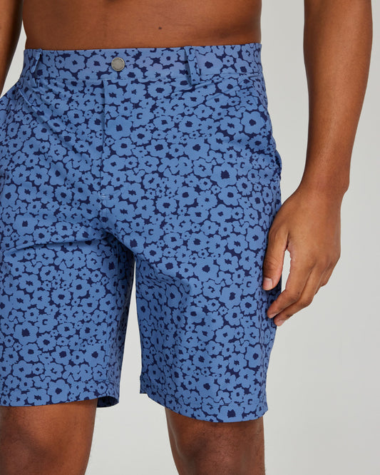 Hanover Meadow Pull-On Short in Navy