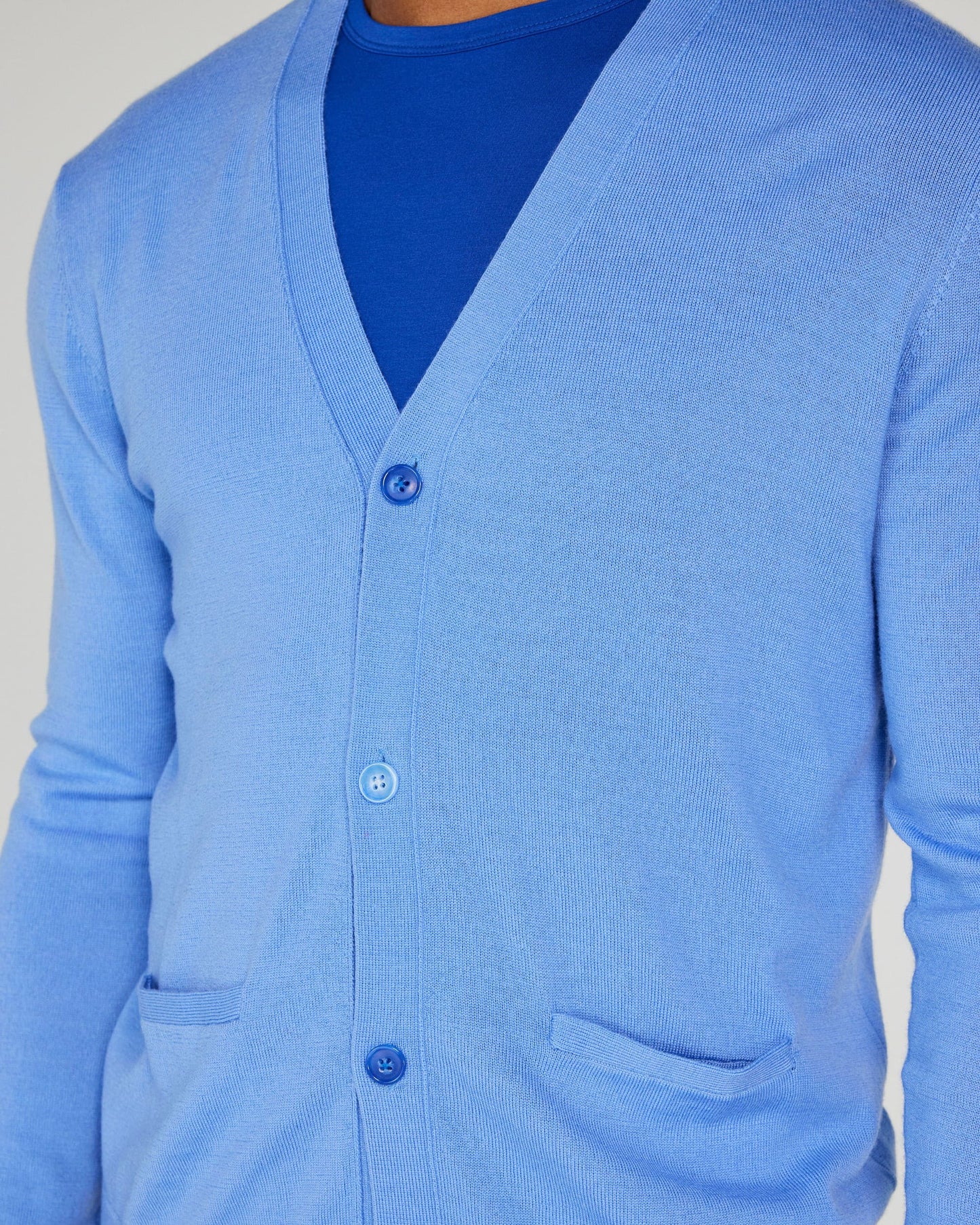 Budlow Cardigan in Bleu