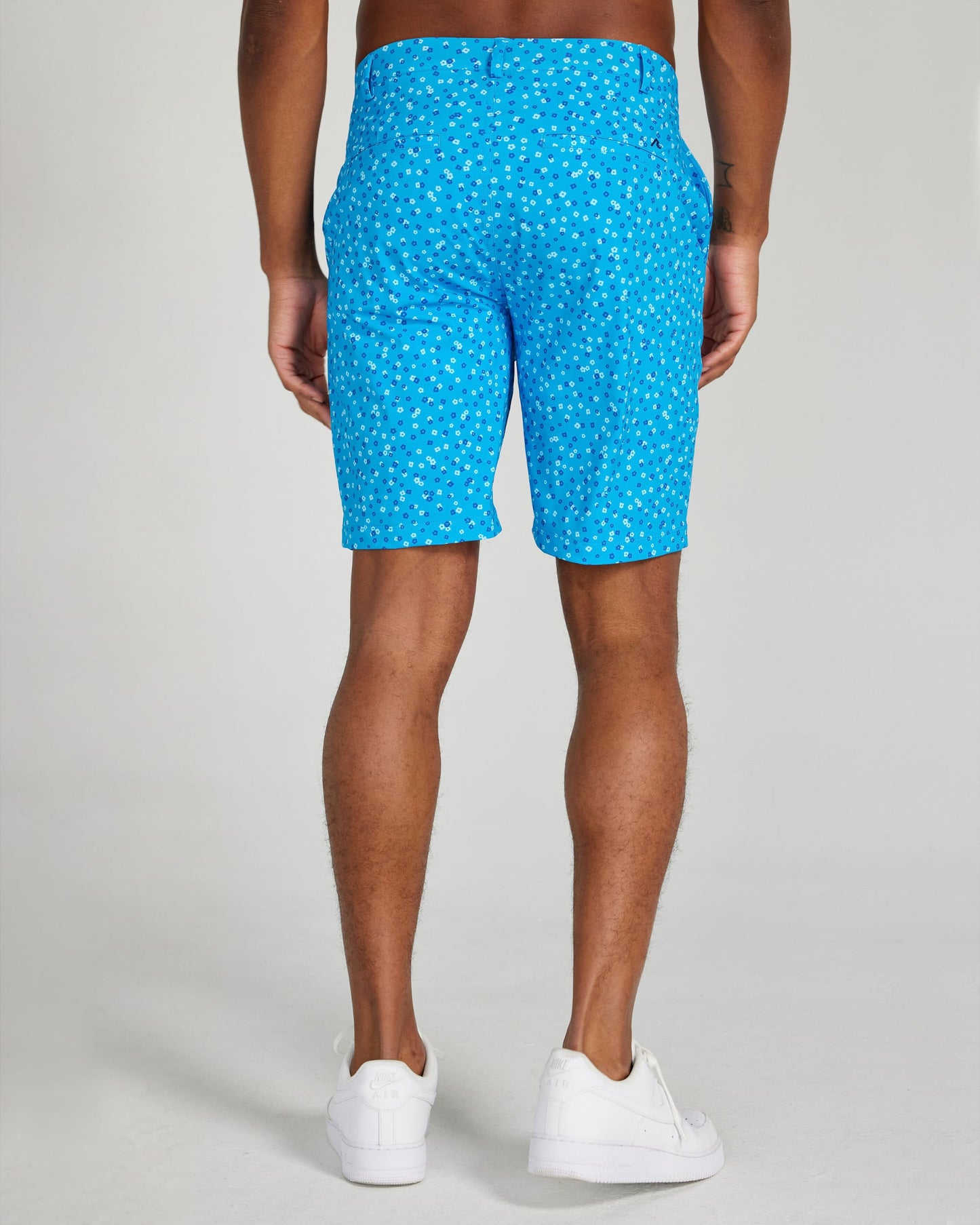 Hanover Mini Floral Pull-On Short in Ibiza Blue