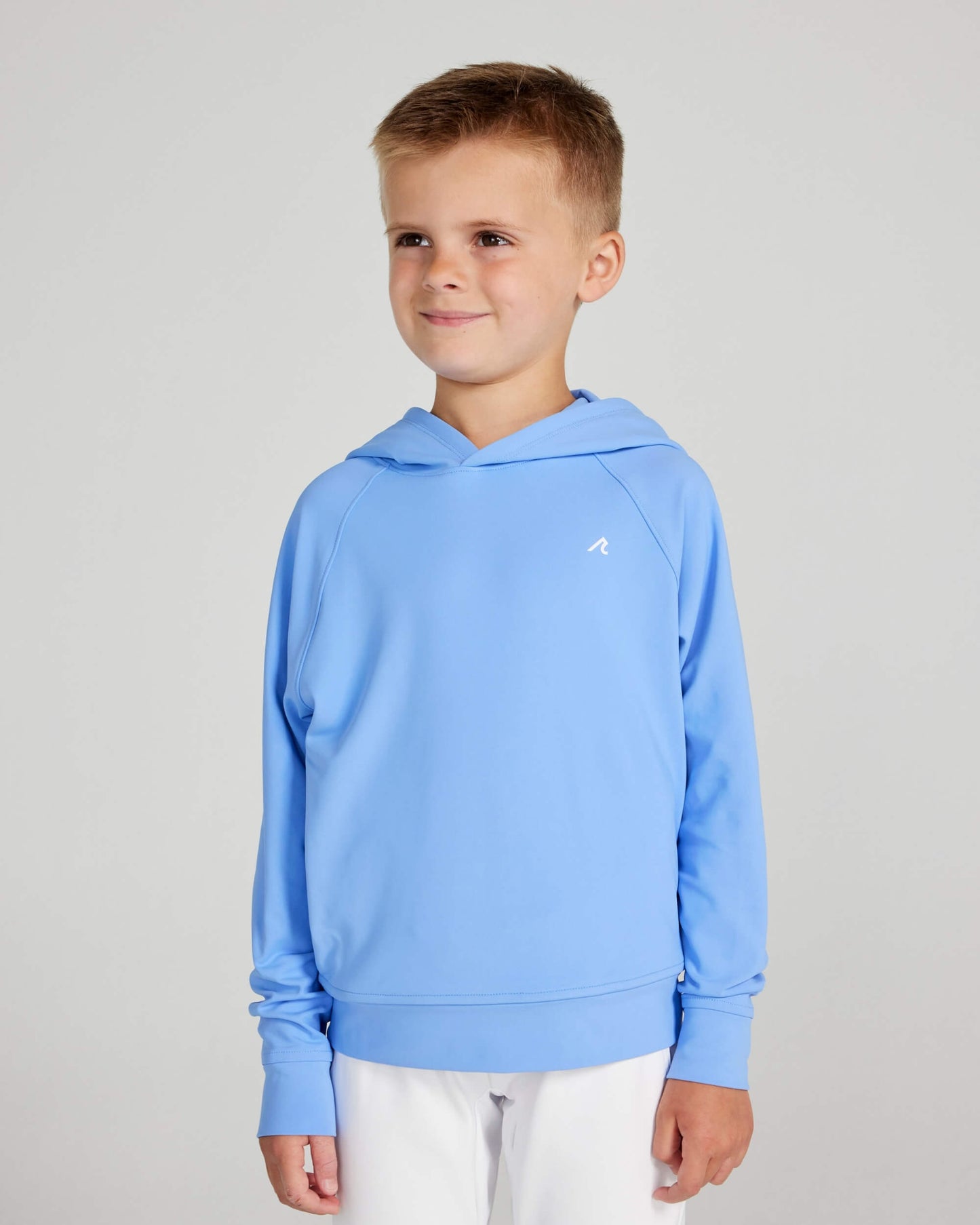 Boys Larkin Hoodie in Bleu