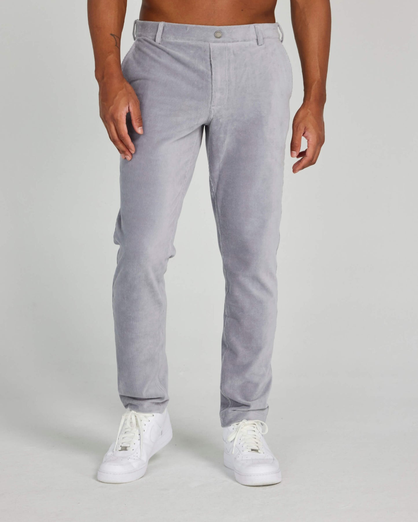 Collins Pull-On Corduroy Trouser in Shadow