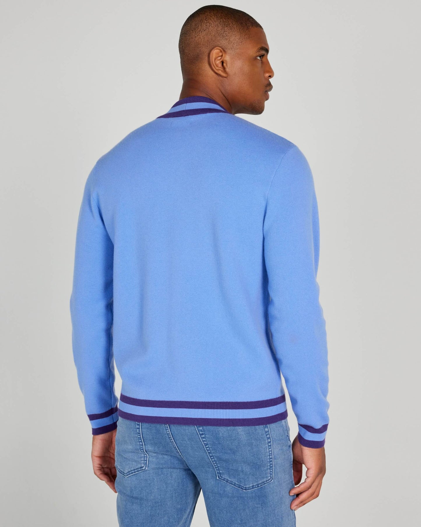 Crestwell Bomber in Bleu