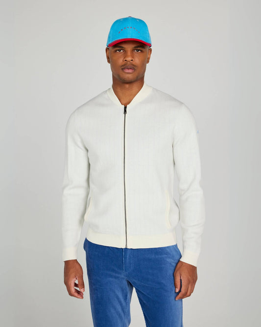 Lewis Bomber in Bright White