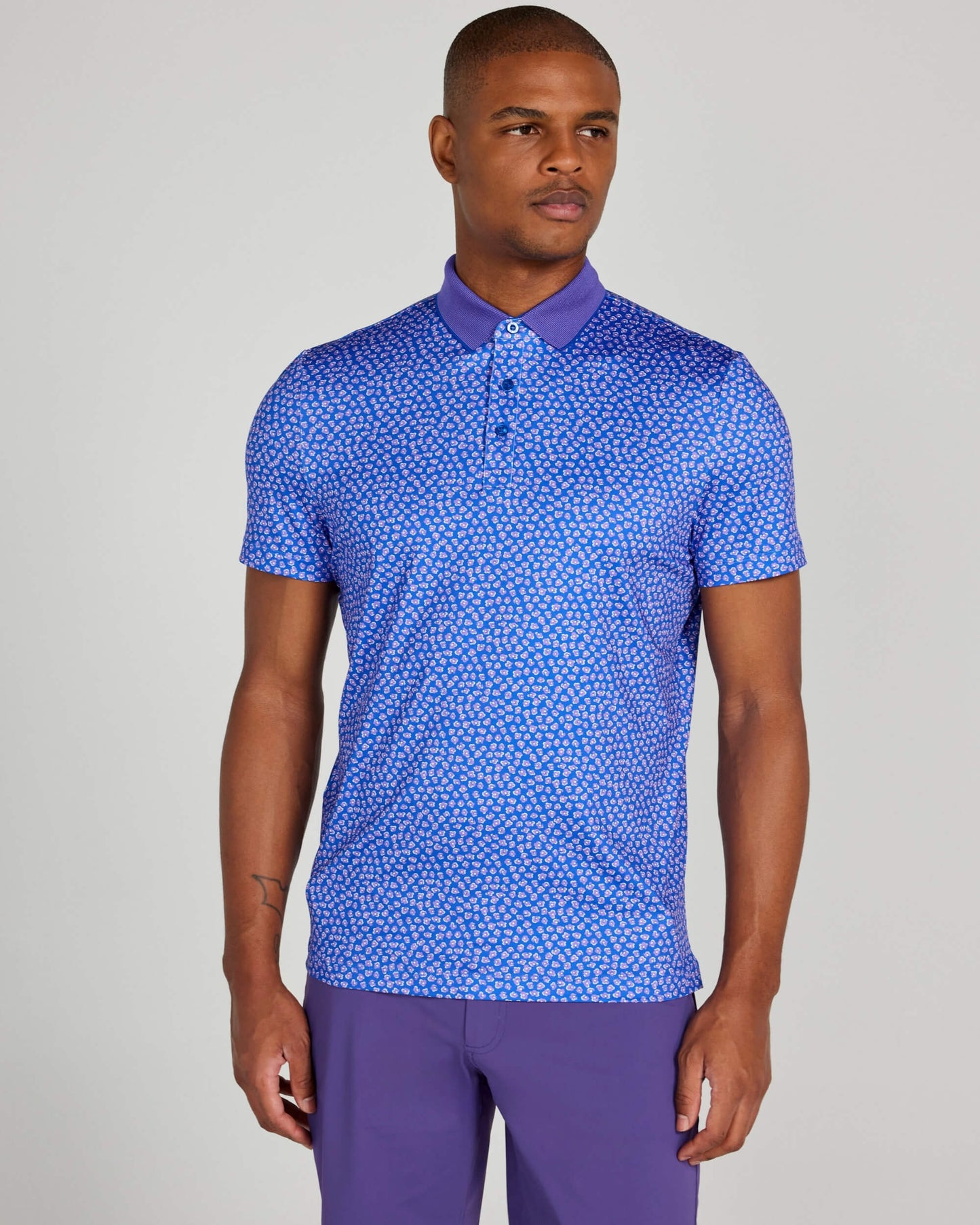 Windsor Polo in Liberty/Purple Multi