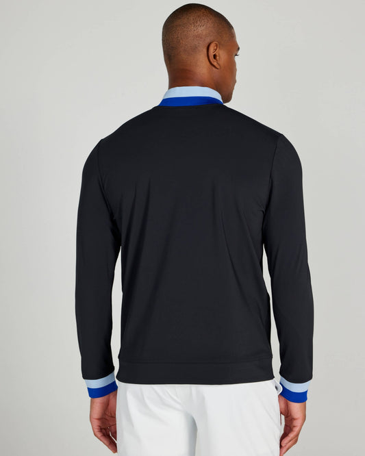 Dunham Quarter Zip in Tuxedo