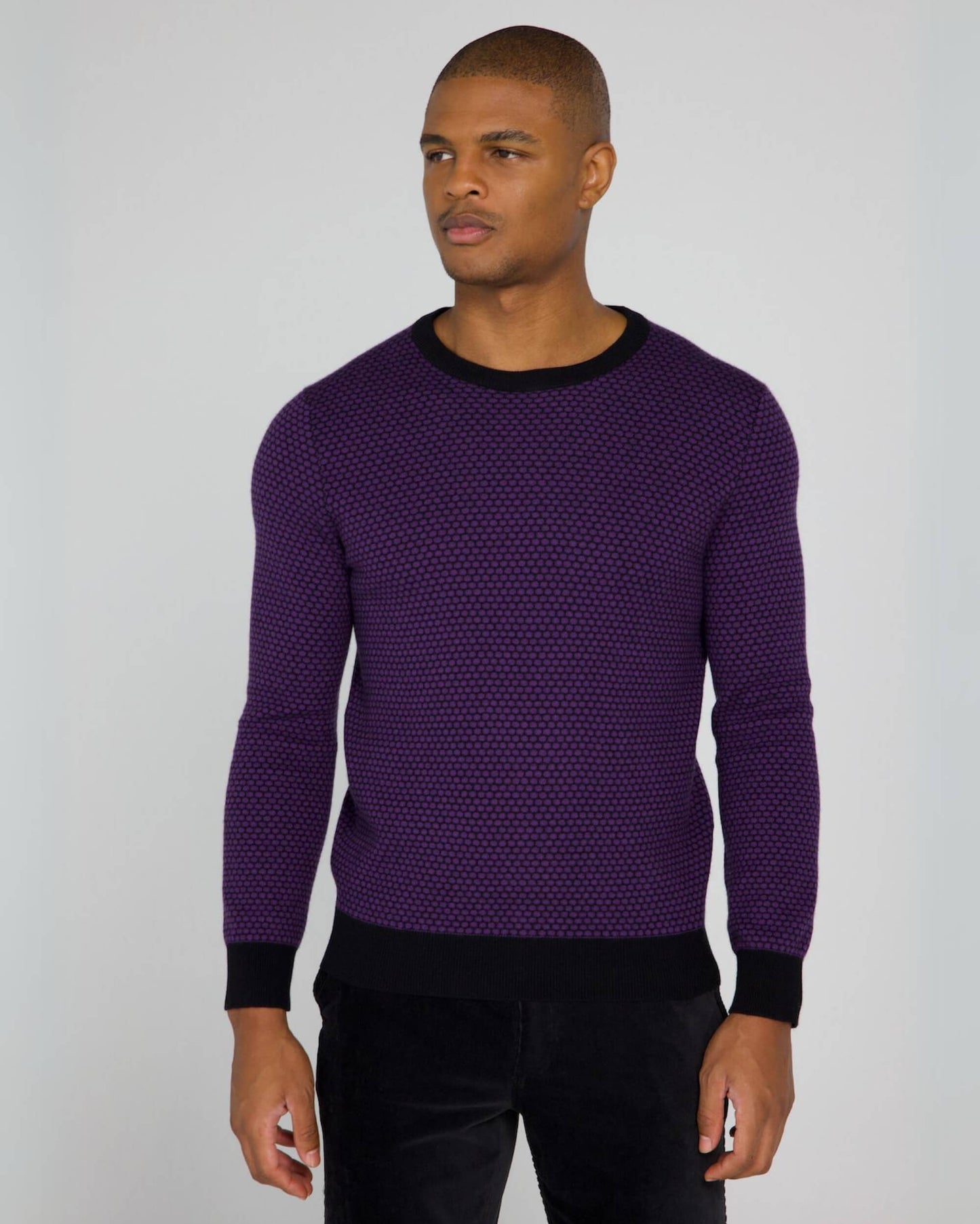 Thaxter Sweater in Loganberry