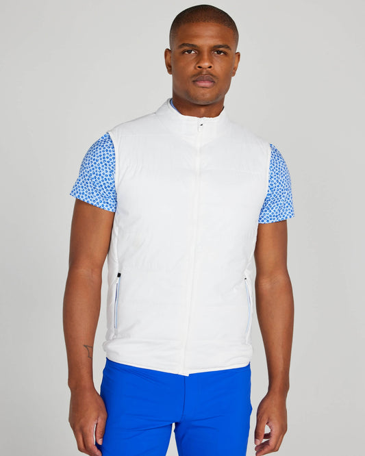 Winslow Vest in Bright White