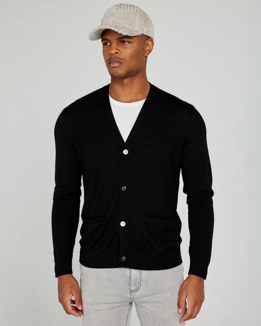 Budlow Cardigan in Tuxedo