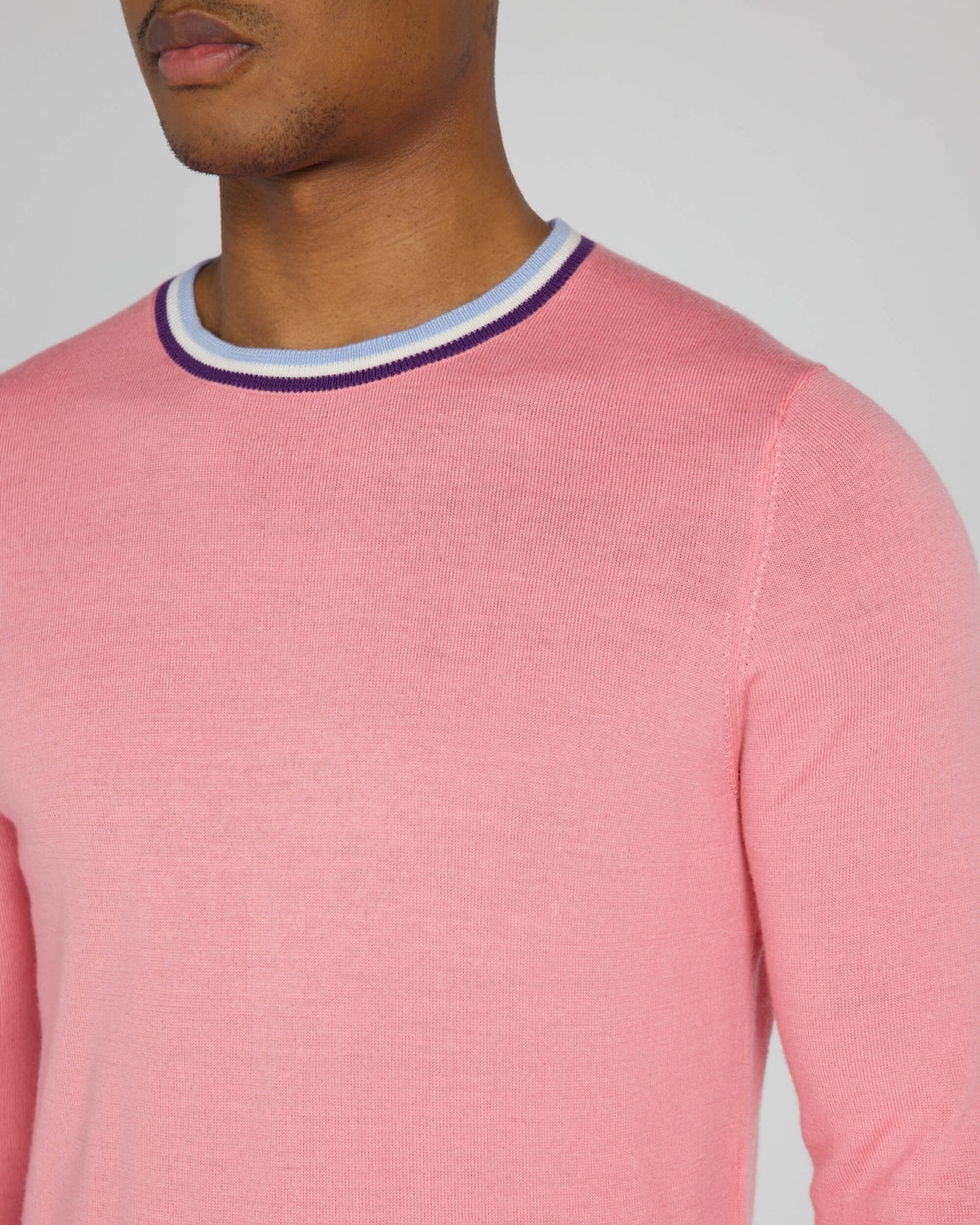 Robinson Crewneck Sweater in Peony