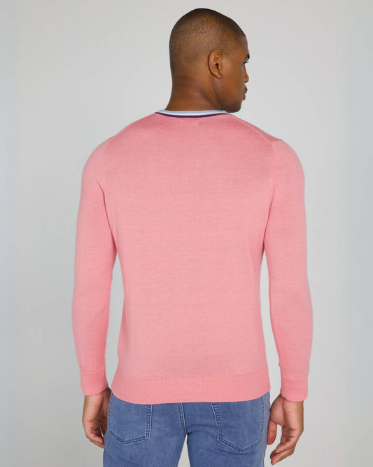 Robinson Crewneck Sweater in Peony