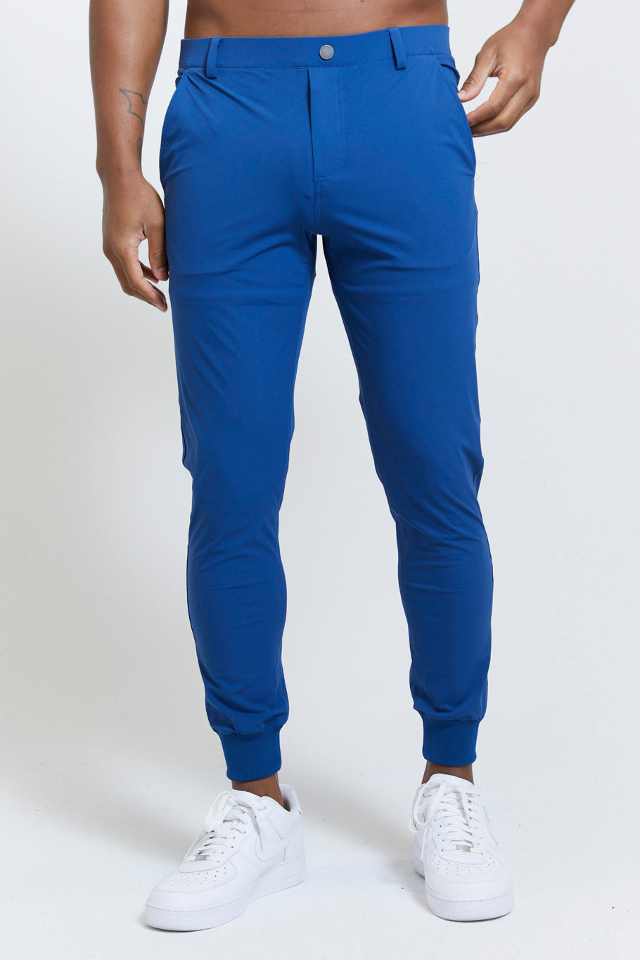 Halliday Men's Joggers - Athletic Pants in Admiral Blue – REDVANLY